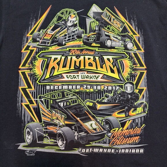 20th Annual Rumble In Fort Wayne 2017 EVENT T SHIRT Size L - Picture 2 of 11